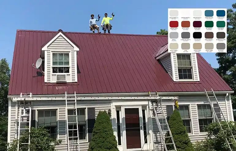 Natural vs. Painted Metal Roofs