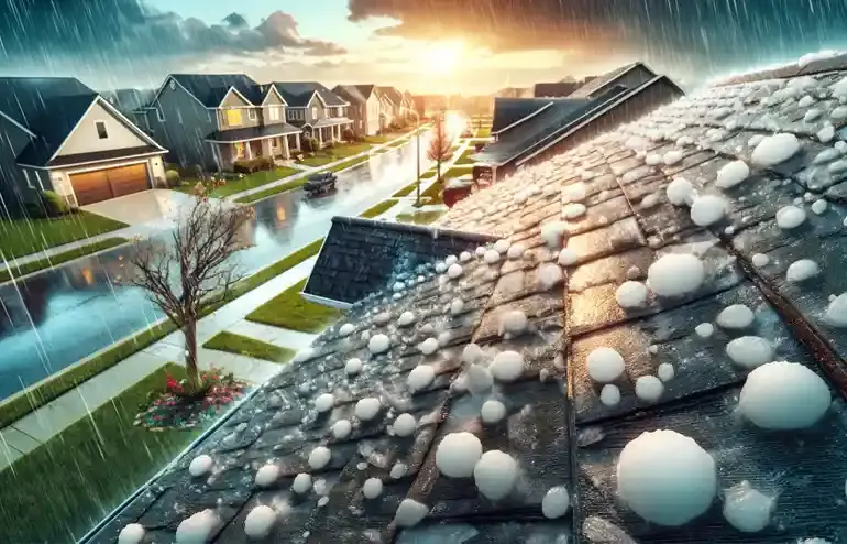 Your Roof Has Been Damaged by Hail: What Now?